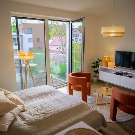 Boho V Centre, Smart & Self Check-in 24h,private Parking *