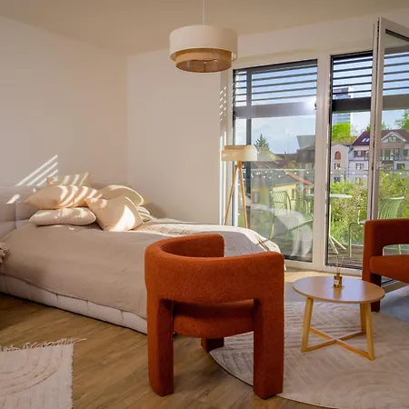 Boho V Centre, Smart & Self Check-in 24h,private Parking Apartment